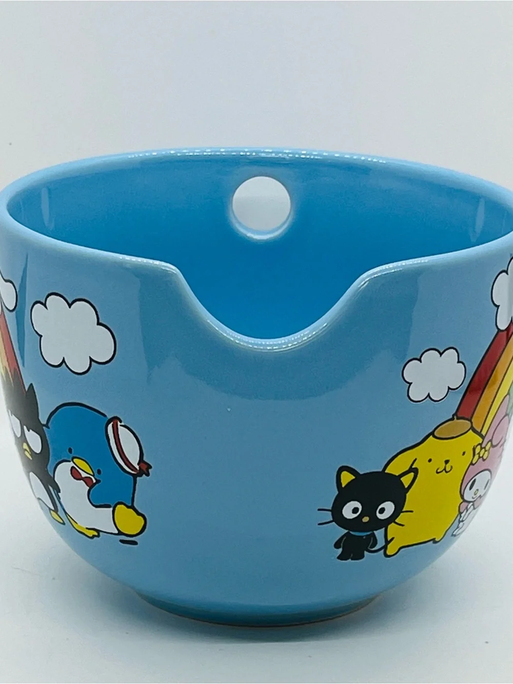 Sanrio Hello Kitty & Friends Ceramic Ramen Bowl With Matching Wooden Chopsticks
